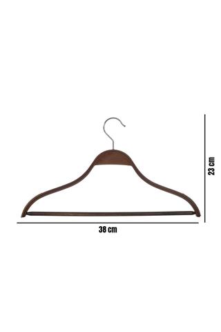 Kadın Ahşap Askı Gömlek Pantolon Tişört Askısı Natural Renk 10 Adet