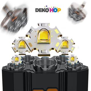 Kafa Lambası Ultra Güçlü Led Şarjlı Led Kafa Feneri Avcı Işıldak Balıkçı Kamp Lambası