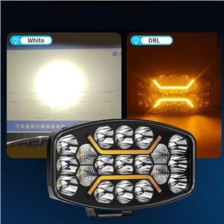 Kamyon Tır Traktör Off Road Jeep 10 inç Oval Sis Farı Çalışma Lambası 12-24 Volt Metal Kasa