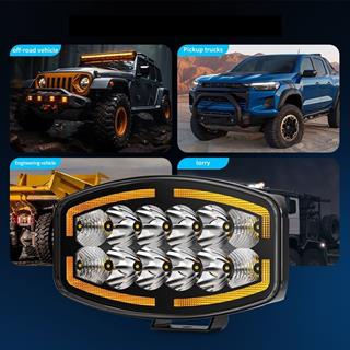 Kamyon Tır Traktör Off Road Jeep 10 inç Sis Farı Gündüz Ledli Çalışma Lambası 12-24 V