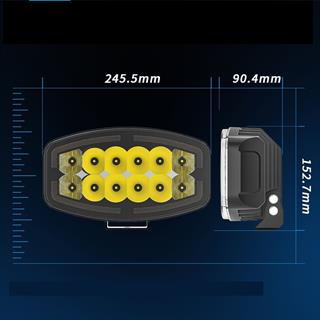 Kamyon Tır Traktör Off Road Jeep 10 inç Sis Farı Gündüz Ledli Çalışma Lambası 12-24 V