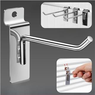 Kanallı Pano Kancası 20 cm 10/50/100 ADET Paslanmaz Nikel Kaplamalı Extra Güçlü
