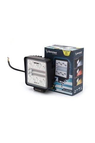 Kare Geri Vites Lambası 12v-24v 32ledli Geri-fren-sinyal 3 Fonksiyonlu Dm-4033-rxr