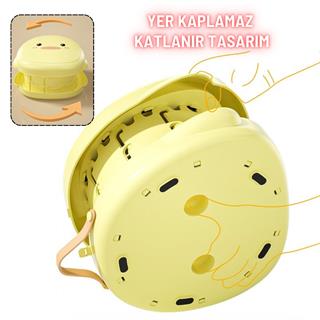 Katlanabilir Bebek Tuvaleti  Taşınabilir Çocuk Lazımlık Tuvalet Eğitici Hijyenik Seyahat İçin Uygun 