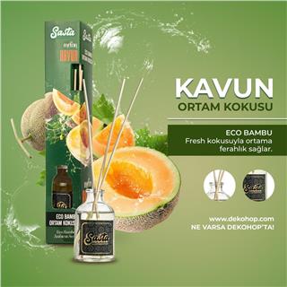 Kavun Kokulu Bambu Çubuklu Oda Kokusu Eko (50ml) Oda Parfümü