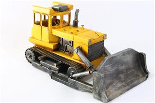 Klasik Dozer Vintage Caterpillar Metal Mascot