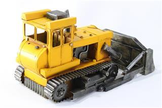 Klasik Dozer Vintage Caterpillar Metal Mascot