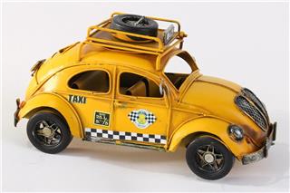 Klasik Nostalji Mini Taxi Retro Araba