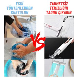 Kompakt Mini Mop: Kolay Temizlik İçin Taşınabilir ve Kendiliğinden Sıkılabilir