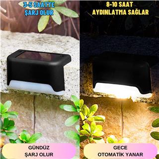 Köşebent Solar Güneş Enerjili Led Lamba ile Merdiven, Veranda ve Bahçenizde Dekoratif Aydınlatma