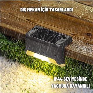Köşebent Solar Güneş Enerjili Led Lamba ile Merdiven, Veranda ve Bahçenizde Dekoratif Aydınlatma