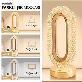 Kristal Elmas Dekoratif Masa Ve Gece Lambası Romantik Ambiyans Led