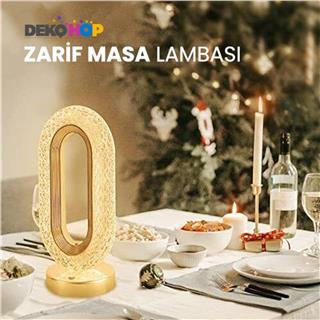 Kristal Elmas Dekoratif Masa Ve Gece Lambası Romantik Ambiyans Led