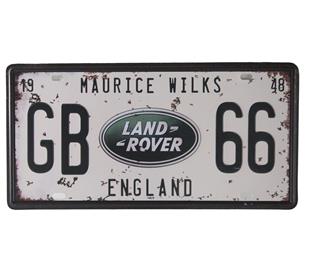 Land Rover Classic Dekorasyon Duvar Süsü Metal Retro Tabela 15X30