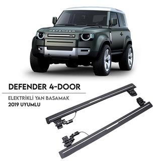 Land Rover Defender 4 Kapı Elektrikli Yan Basamak 2019 Sonrası Uyumlu