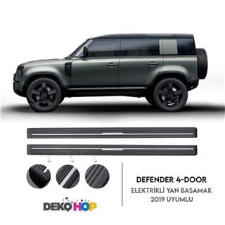 Land Rover Defender 4 Kapı Elektrikli Yan Basamak 2019 Sonrası Uyumlu