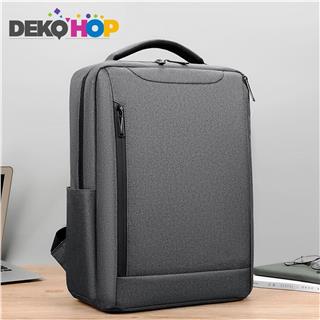 Laptop Notebook Ipad Sırt Çantası Yeni Nesil Usb Şarj Girişli Seyahat ve Günlük Eşya Taşıma Çantası GRİ