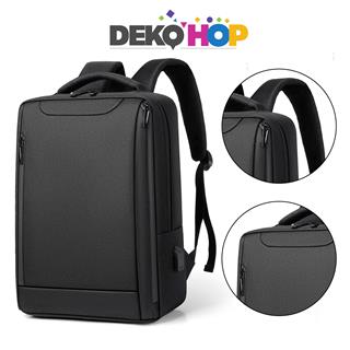 Laptop Notebook Ipad Sırt Çantası Yeni Nesil Usb Şarj Girişli Seyahat ve Günlük Eşya Taşıma Çantası SİYAH