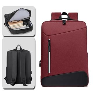 Laptop Notebook Sırt Çantası Günlük Kullanım Okul Öğrenci İş Evrak Çantası Usb Çıkışlı