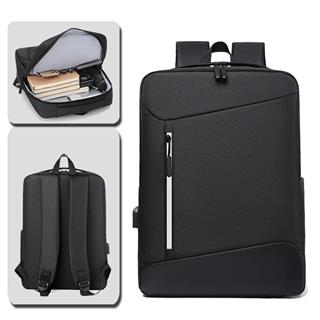 Laptop Notebook Sırt Çantası Günlük Kullanım Okul Öğrenci İş Evrak Çantası Usb Çıkışlı