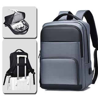 Laptop Notebook Sırt Çantası Usb Şarj Girişli iş Seyahati Günlük Yaşam ve Okul Yeni Nesil Çanta GRİ
