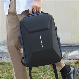 Laptop Sırt Çantası Usb Şarj Girişli Fermuar Kilitli Notebook Ipad ve Günlük Eşya Taşıma Çantası MAVİ