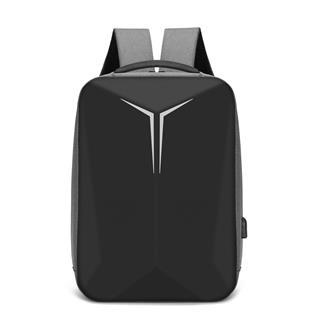 Laptop Sırt Çantası Usb Şarj Girişli iş Seyahat Su Geçirmez Notebook Ipad Ve Evrak Taşıma Çantası GRİ
