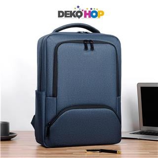 Laptop Sırt Çantası Yeni Nesil Usb Girişli Notebook Ipad ve Günlük Eşya Taşıma Çantası MAVİ