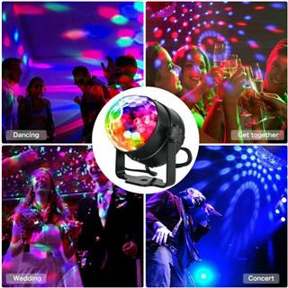 Led Disko Topu Parti Malzemesi Küre Kumandalı Renkli Rgb Işık Usb Girişli