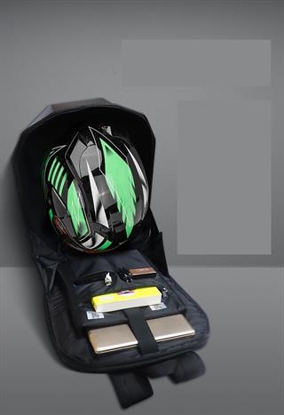 Led Gözlü Animasyonlu Motosiklet Laptop  Ve Kask Sırt Çantası Telefon Kontrollü
