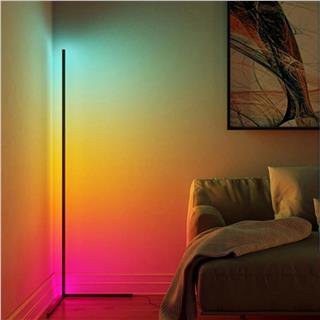 Led RGB Lambader Ambiyans Gece Ortam Işığı Ayaklı Telefon Kumanda Kontrollü Yeni Nesil Oyun Ve Gece Lambası