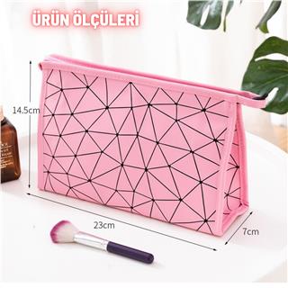 Makyaj Kozmetik Bakım Malzemesi Çantası Organizer Sıvı Dayanıklı Seyahat Çantası