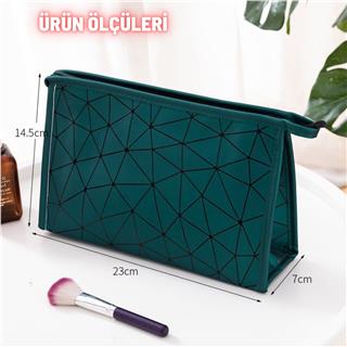 Makyaj Kozmetik Bakım Malzemesi Çantası Organizer Sıvı Dayanıklı Seyahat Çantası