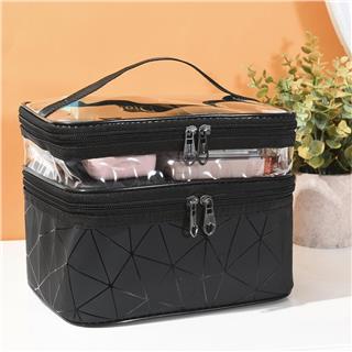 Makyaj Malzeme Çantası Bölmeli Seyahat Organizer Kozmetik Ürün Saklama Ve Taşıma Çantası  