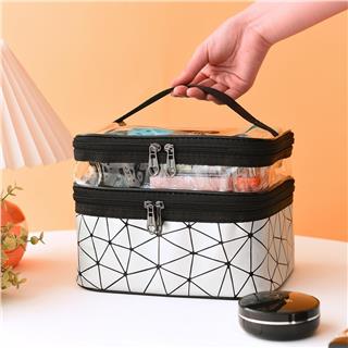 Makyaj Malzeme Çantası Bölmeli Seyahat Organizer Kozmetik Ürün Saklama Ve Taşıma Çantası  