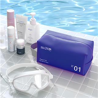 Makyaj Malzemesi Sıvı Dayanıklı Pvc Seyahat Plaj Havuz Fitness Kozmetik Taşıma Çantası