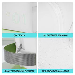 Makyaj Malzemesi Sıvı Dayanıklı Pvc Seyahat Plaj Havuz Fitness Kozmetik Taşıma Çantası