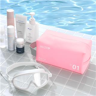 Makyaj Malzemesi Sıvı Dayanıklı Pvc Seyahat Plaj Havuz Fitness Kozmetik Taşıma Çantası