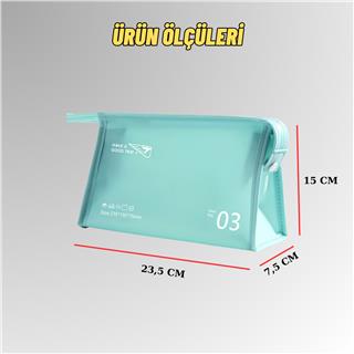 Makyaj Malzemesi Sıvı Dayanıklı Pvc Seyahat Plaj Havuz Fitness Kozmetik Taşıma Çantası