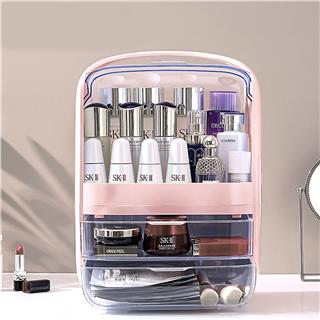 Makyaj Organizer Kozmetik, Fırça ve Takı Düzenleyici Çok Amaçlı Masaüstü Makyaj Kutusu