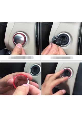 Mercedesbenz Motor Çalıştırma Ve Start Stop Düğme Halkası-Kırmızı