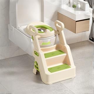 Merdivenli Katlanır Klozet Adaptörü Çocuk Tuvalet Eğitimi  ve Banyo Tuvalet Lavabo Yükseltici