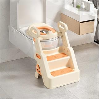 Merdivenli Katlanır Klozet Adaptörü Çocuk Tuvalet Eğitimi  ve Banyo Tuvalet Lavabo Yükseltici