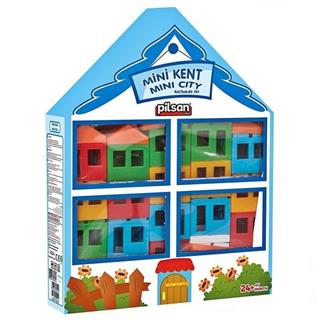 Mini Kent 40 Parça Blok Oyuncak