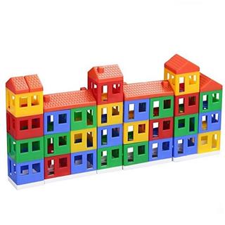 Mini Kent 40 Parça Blok Oyuncak