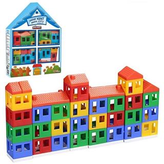 Mini Kent 40 Parça Blok Oyuncak