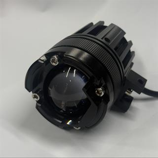 Motosiklet Arazı Aracı Sis Farı Beyaz Sarı Projektör 12-24v Cam Lens 3 Mod Fan Soğutmalı Metal Kasa
