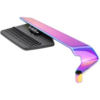 Motosiklet İridyum Renk Universal Katlanır Ayna Seti Rüzgar Kanatlı Modifiye Renkli Motosiklet Ayna