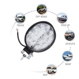 Off Road 14 Led 42 Watt Yuvarlak Traktör Tır Kamyon Tekne Sis Farı Projektör Çalışma Lambası 1 Adet