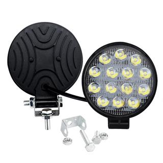 Off Road 14 Led 42 Watt Yuvarlak Traktör Tır Kamyon Tekne Sis Farı Projektör Çalışma Lambası 1 Adet